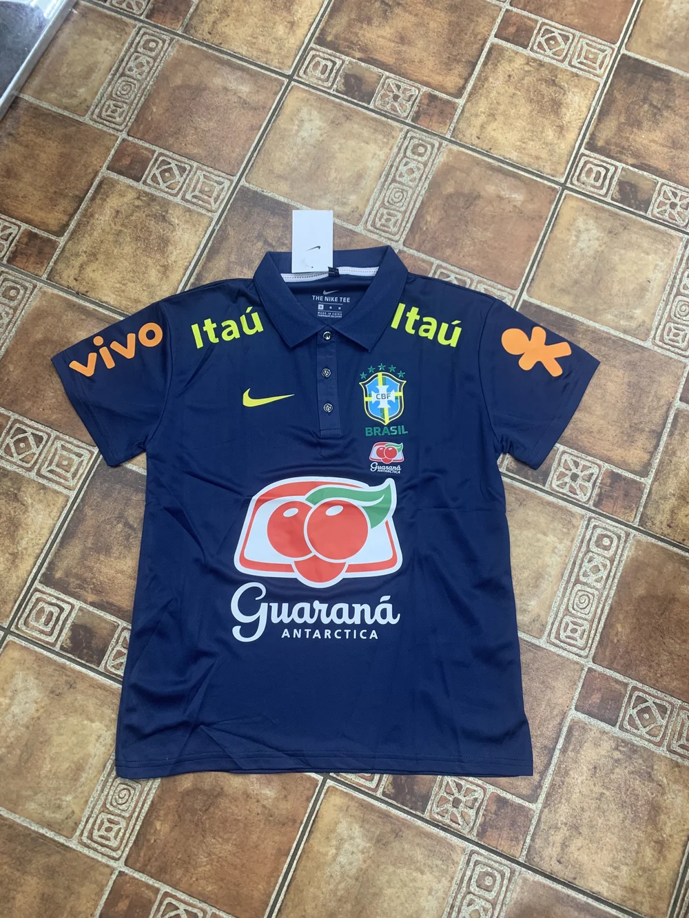 Nike Brazil 2025 Training Polo Jersey Size S